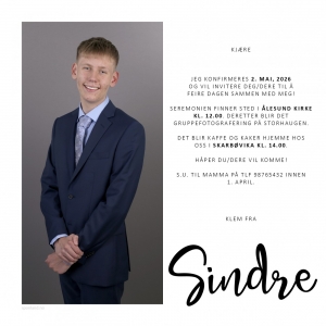 Takkekort/invitasjoner - raskt og enkelt